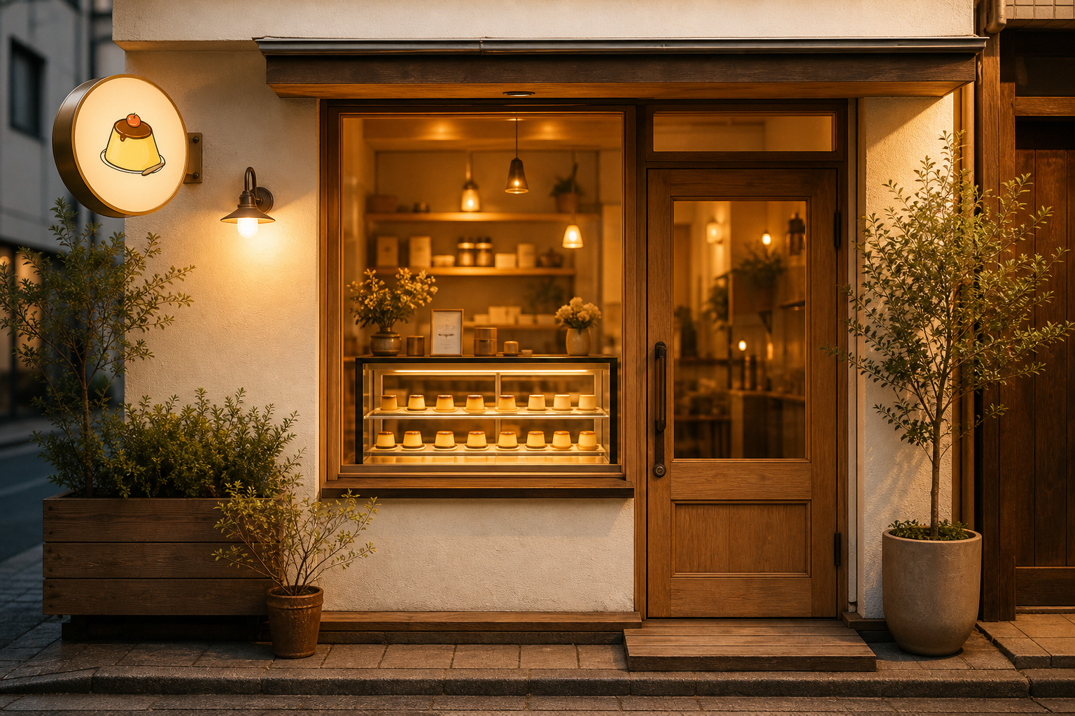 ぷりんやの店舗外観
